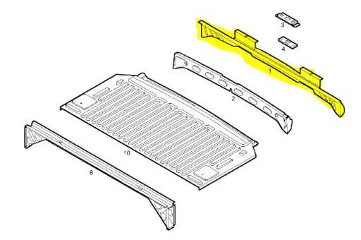 Внутренняя накладка на порог Iveco Daily OE 500322452