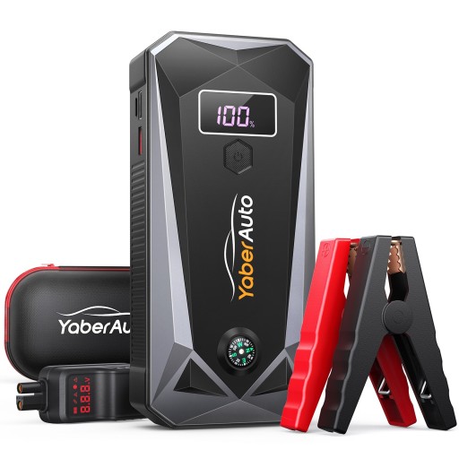 Мощный автомобильный стартер JUMP STARTER BOOSTER Powerbank 26800 мАч 4000 А