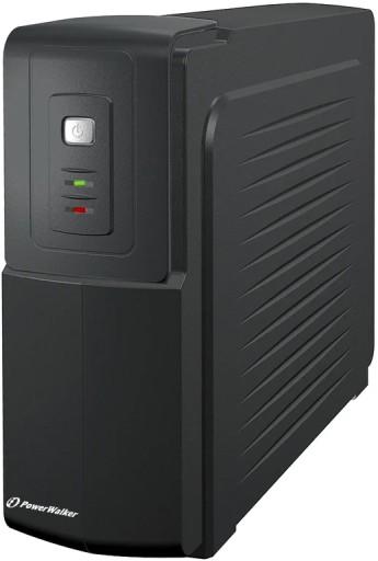 Источник питания ИБП PowerWalker VFD 600 0,6 кВА 300 Вт, 2 розетки питания