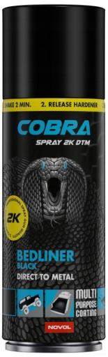 Novol Cobra Spray 2K DTM Черное защитное покрытие