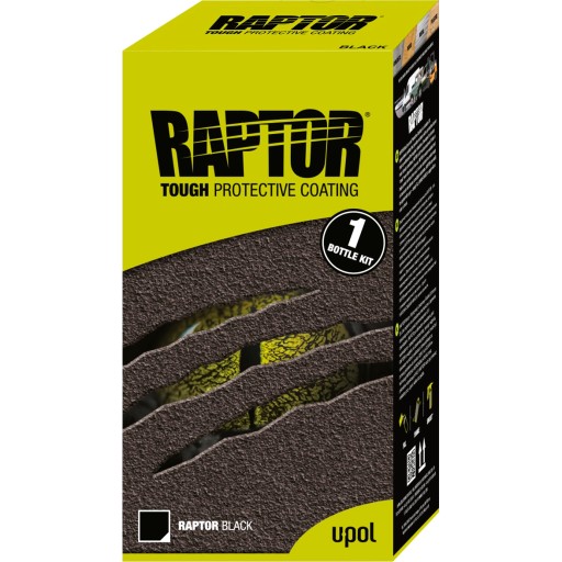 Захисне покриття U-POL Raptor Black 1L технічне обслуговування