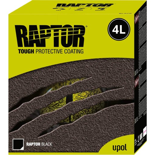 Захисне покриття UPOL Raptor Black 4L повне обслуговування