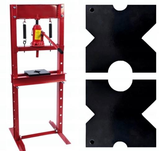 Гидравлический пресс 12 тонн 12т + призмы бабочка сильная