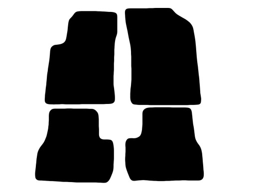 Велюрові килимки Premium BLACK на Citroen C3 II 2009-2016 рр