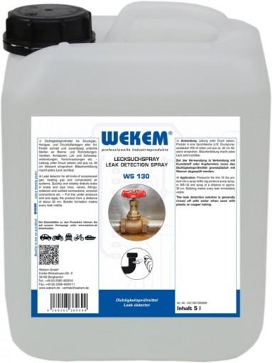 Рідина для виявлення витоків в газових установках 5л WEKEM