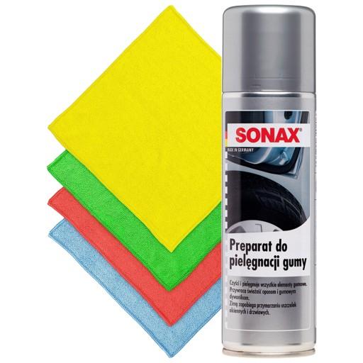 Препарат для догляду за гумовими ущільнювачами Sonax care 300мл мікрофібра