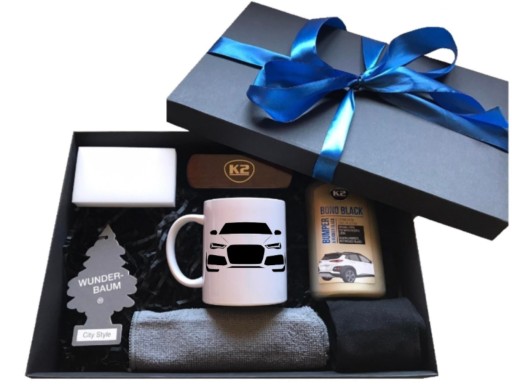 Подарункова чашка AUDI набір для його бойфренда - Moto Box гаджети