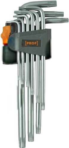 Набор ключей Prof Torx - 9 ключей.
