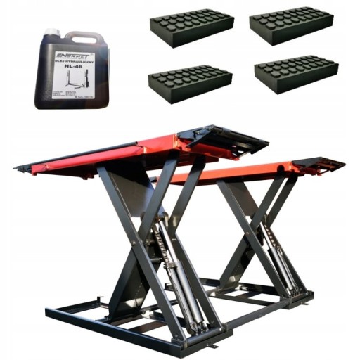 Професійна мобільна майстерня ножичний автопідйомник 1,25м 4т