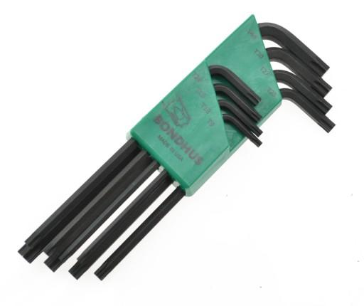 Профессиональные шестигранные ключи Bondhus — 8 штук TORX.