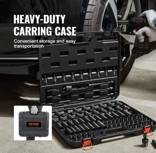 Професійний набір торцевих ключів на 90 предметів