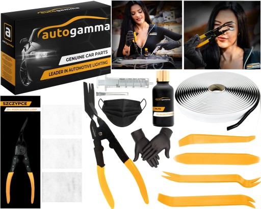 Профессиональный набор для склеивания ламп, жесткий клей, авто гамма