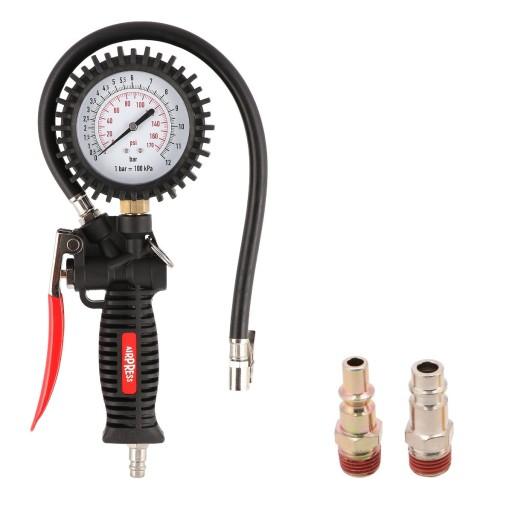Професійний пістолет для накачування з манометром AIPRESS TG-18 12 бар