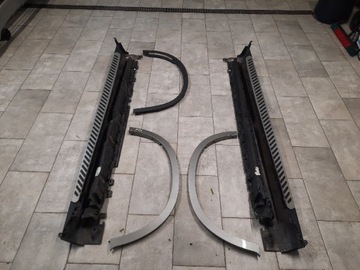 BMW x6 f16 накладки на пороги с креплением