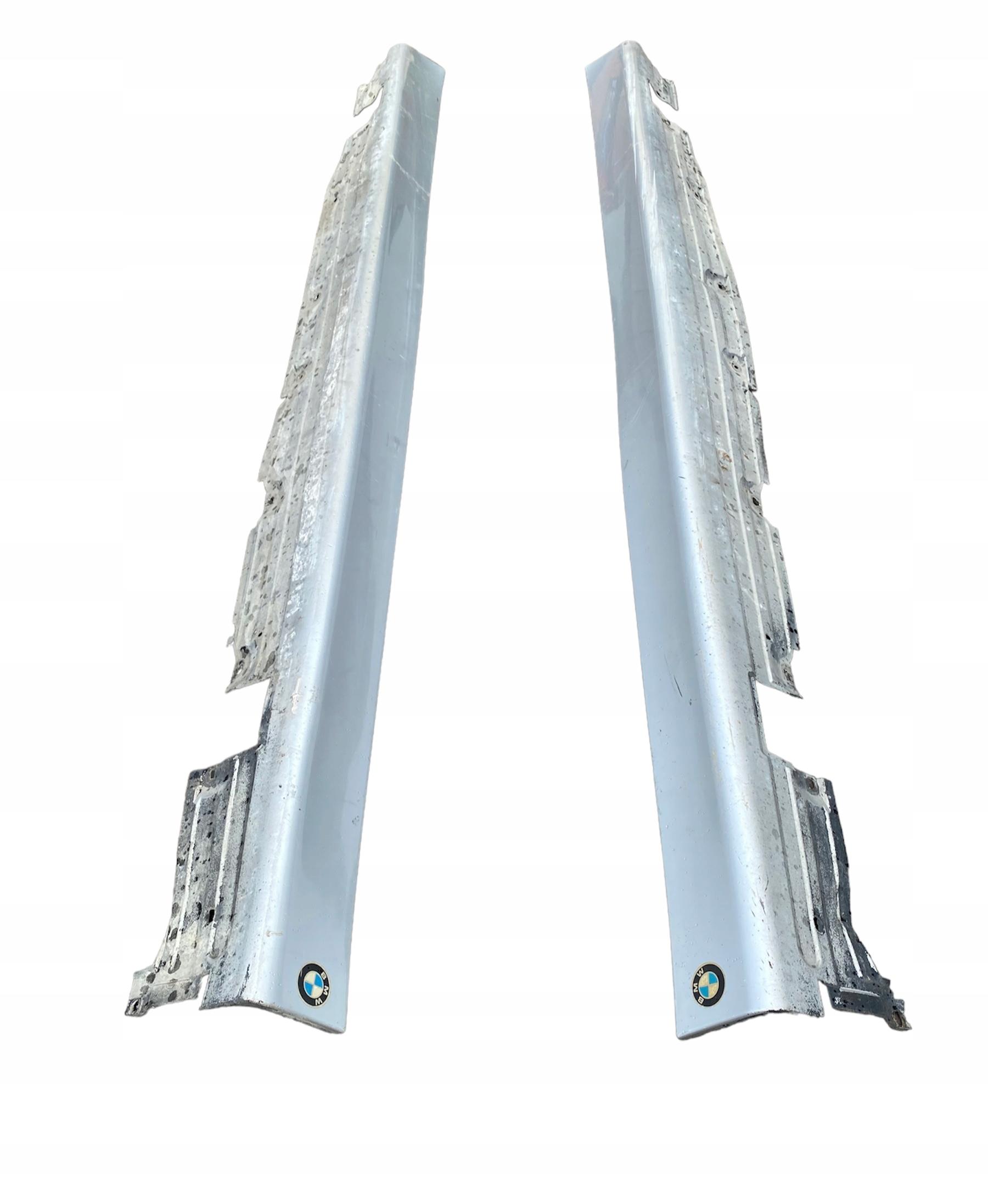 Накладки на пороги BMW E38 titan silber