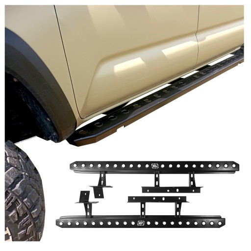 Діркові бічні пороги для Toyota TACOMA rock slider Подвійна кабіна