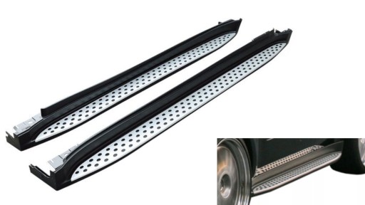 Пороги автомобиля Mercedes ML II W164 2005-2011 гг.