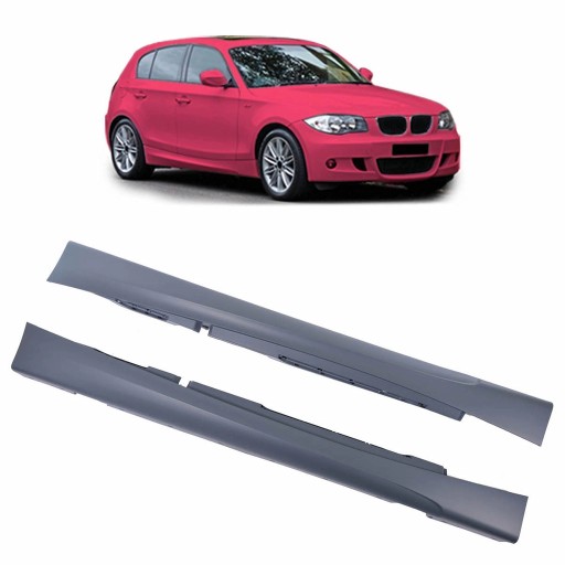 Спортивні пороги для BMW 1 (E87) Хетчбек 2004 - 2011 М стиль пакет