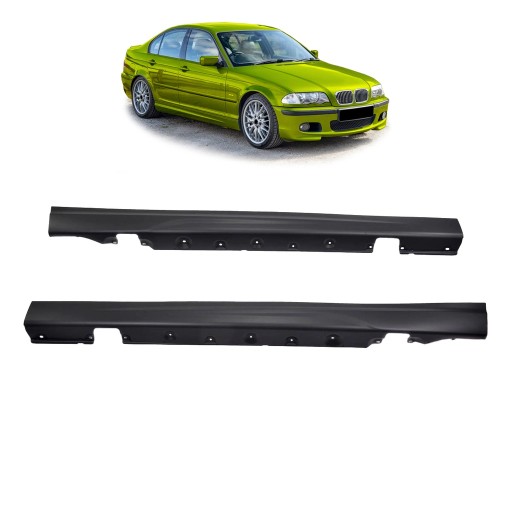 Спортивні пороги для BMW 3 (E46) Седан 1997 - 2005 M стиль пакет