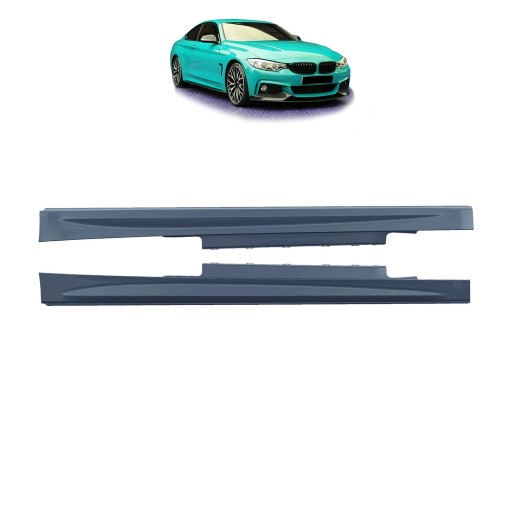 Спортивні пороги для BMW 4 (F32, F82) Coupe 2013 - M style пакет