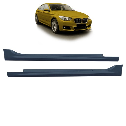 Спортивные пороги для BMW 5 (F07) Gran Turismo 2009 - 2017 М стиль пакет