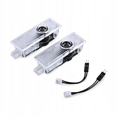 Проектор светодиодная лампа логотип BMW E60 E90 2шт