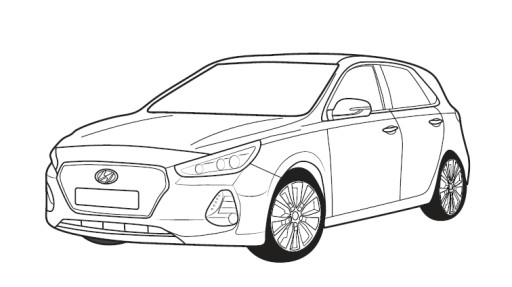 Проектори двері, логотип, I30N