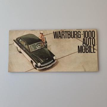 Автомобільна брошура Wartburg 1000 1963 року