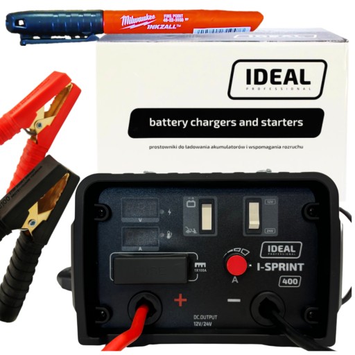 Інверторний випрямляч SPRINT 400, ідеальний акумуляторний випрямляч для запуску