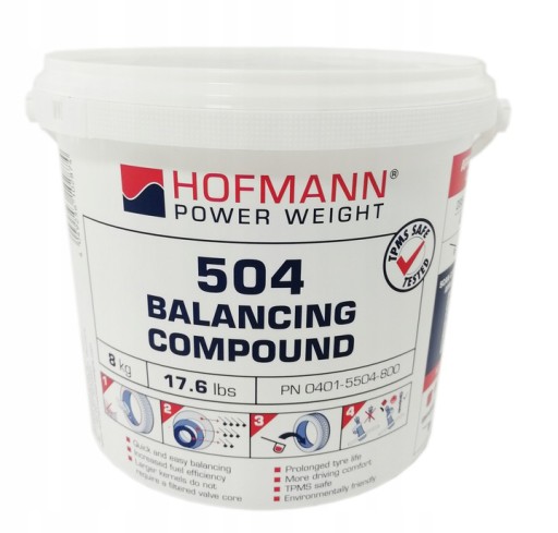 Порошок HOFMANN для балансировки колес 8 кг.