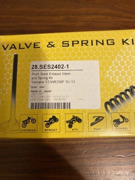Пружинные клапаны Prox Yamaha YZ 250 F 01-13