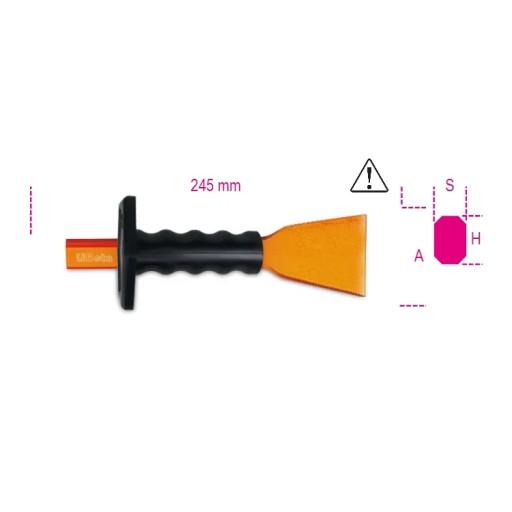 Плоскорез с широким лезвием и рукояткой 70 мм, 1702NPM Beta