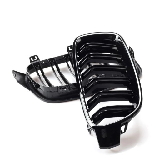 6988320044000 - Передняя решетка радиатора для BMW F30 F31 черная глянцевая решетка радиатора