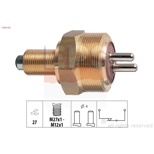 1.860.100 - Вимикач, задній ліхтар EPS 1.860.100