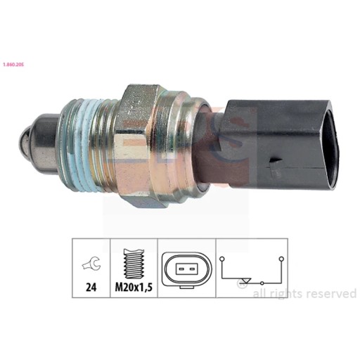 Выключатель, задний фонарь EPS 1.860.205