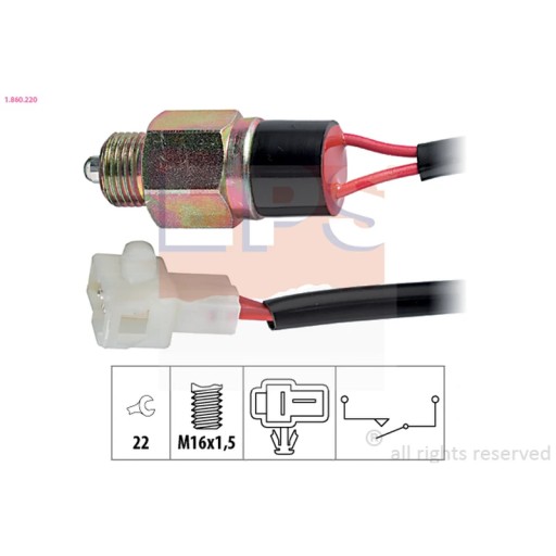 Вимикач, задній ліхтар EPS 1.860.220