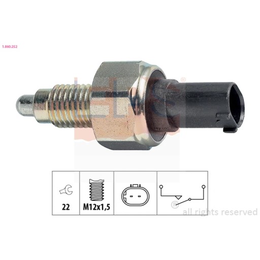 Выключатель, фонарь заднего хода EPS 1.860.252