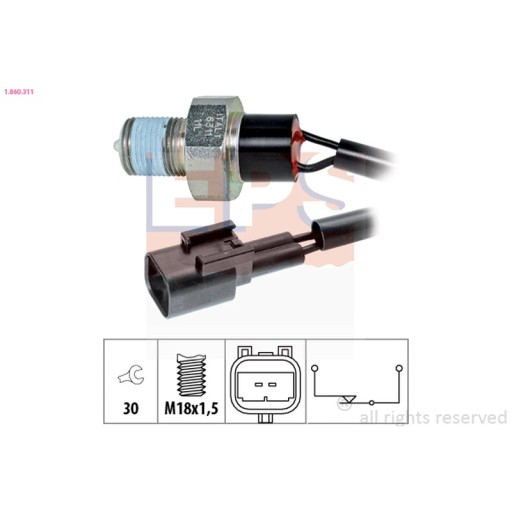 Выключатель, задний фонарь EPS 1.860.311