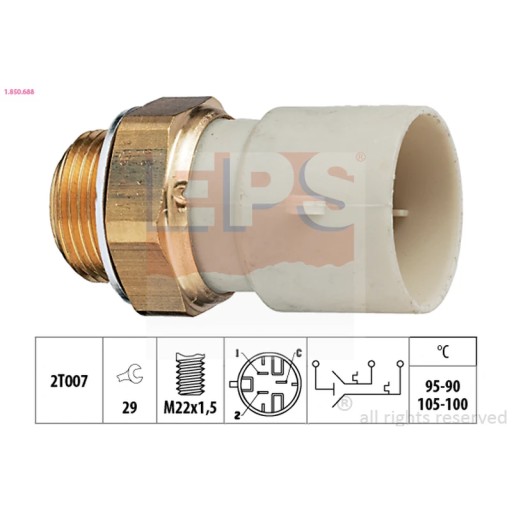 1.850.688 - Термоперемикач вентилятора радіатора EPS 1.850.688