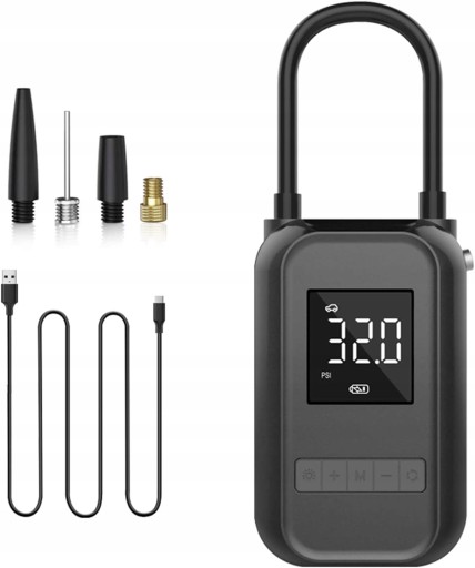 Портативний повітряний компресор для накачування шин