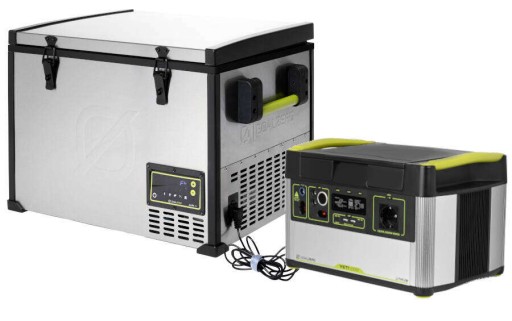 Портативний однокамерний туристичний холодильник до -20C, 52,6 л, павербанк 983 Вт*год