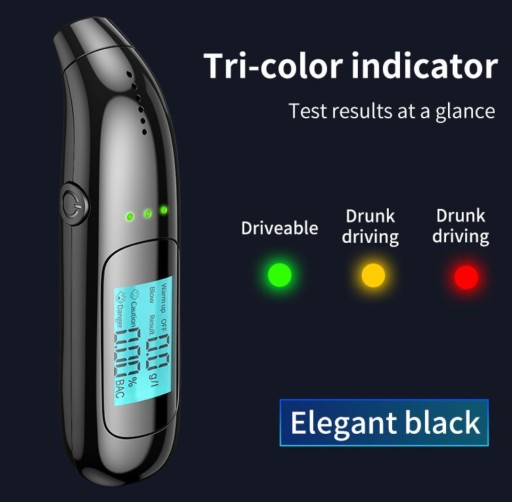 Портативний цифровий алкотестер – швидкий тест BAC, чіткий дисплей