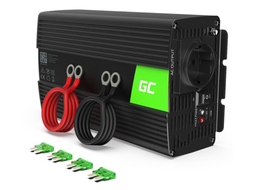 Перетворювач GREEN CELL 24V на 230V 1000W/2000W