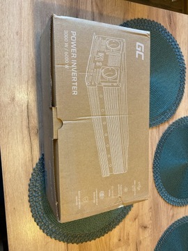 Перетворювач Green Cell 12В/230В 3000/6000 Вт