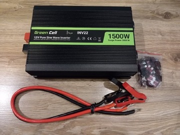 Перетворювач чистого синуса Green Cell 1500 Вт