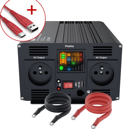 Перетворювач Newell 12 В 230 В 2000 Вт + БЕЗКОШТОВНО