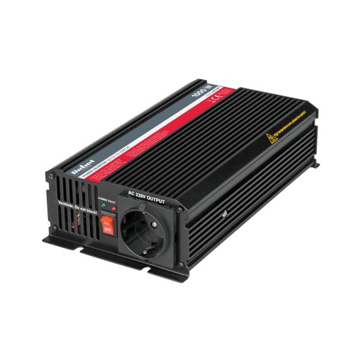 Перетворювач Rebel 12V/230V 1000W / миттєвий 2000w З'єднувальні кабелі