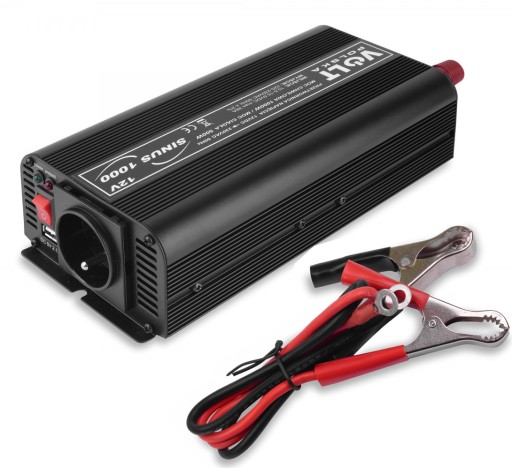 Перетворювач SINUS 1000 500/1000W 12v/230V + USB