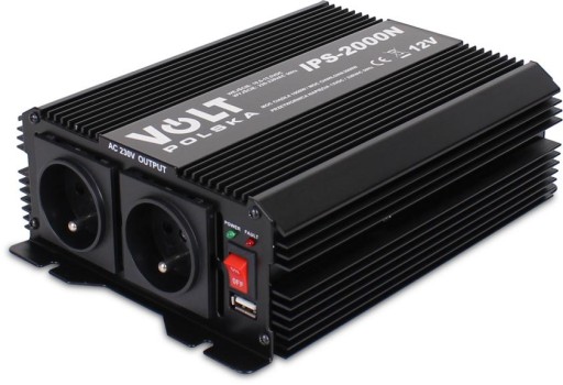 Преобразователь Volt Polska IPS-2000N 12В/230В 1000/2000Вт