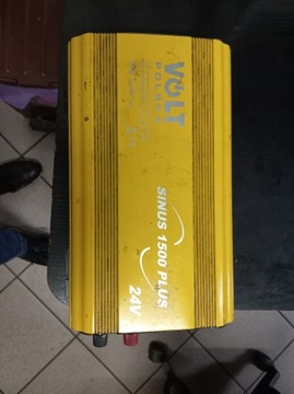 Інверторний перетворювач 24В 230В 1500Вт синус вольт Польща